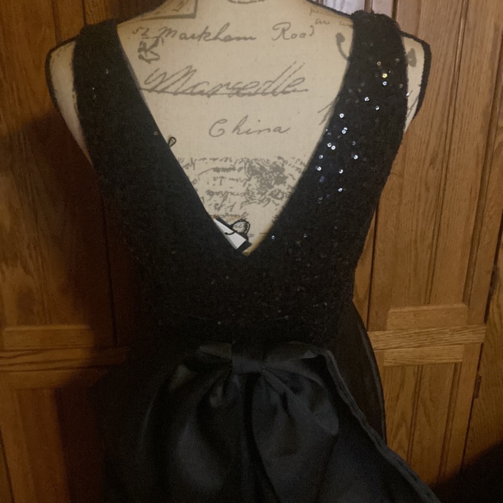 Adrianna Papell black evening dress - Picture 6 of 14